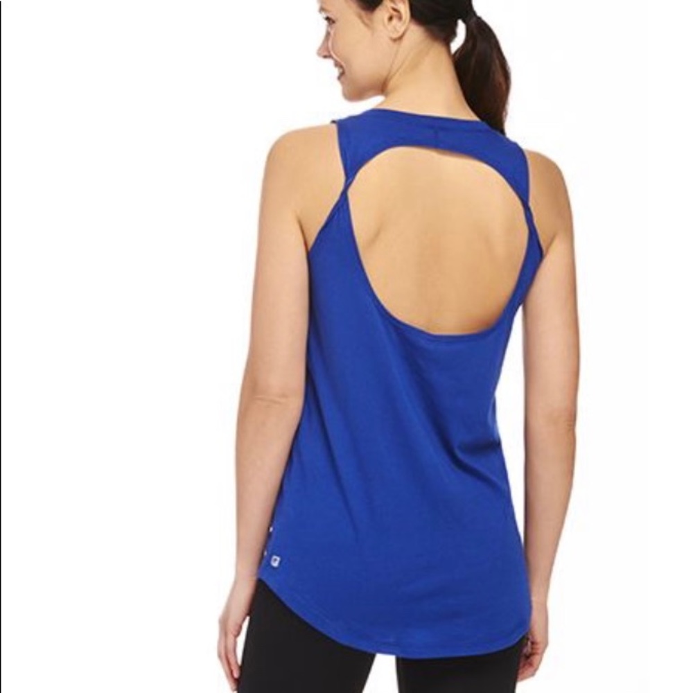 Cute open back tank top